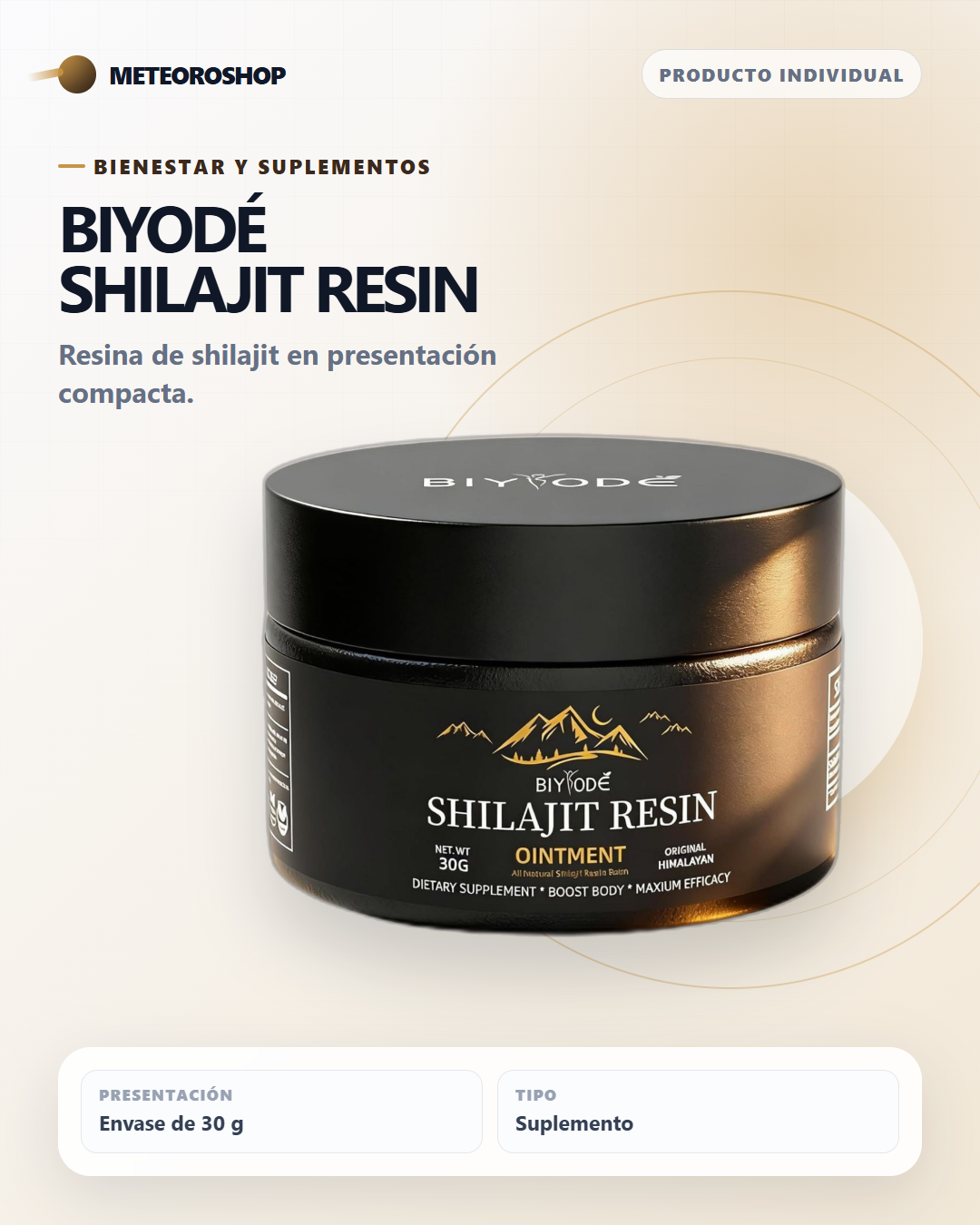 BIYODÉ Shilajit Resin